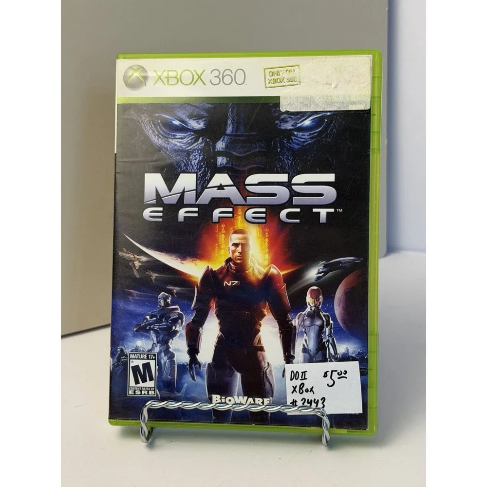 Mass Effect Xbox 360 Microsoft BioWare 2007 Sci-Fi RPG Video Game CIB Complete